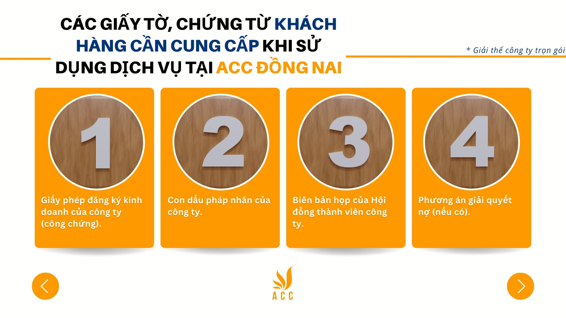 Các giấy tờ, chứng từ khách hàng cần cung cấp khi sử dụng dịch vụ giải thể công ty tại Đồng Nai