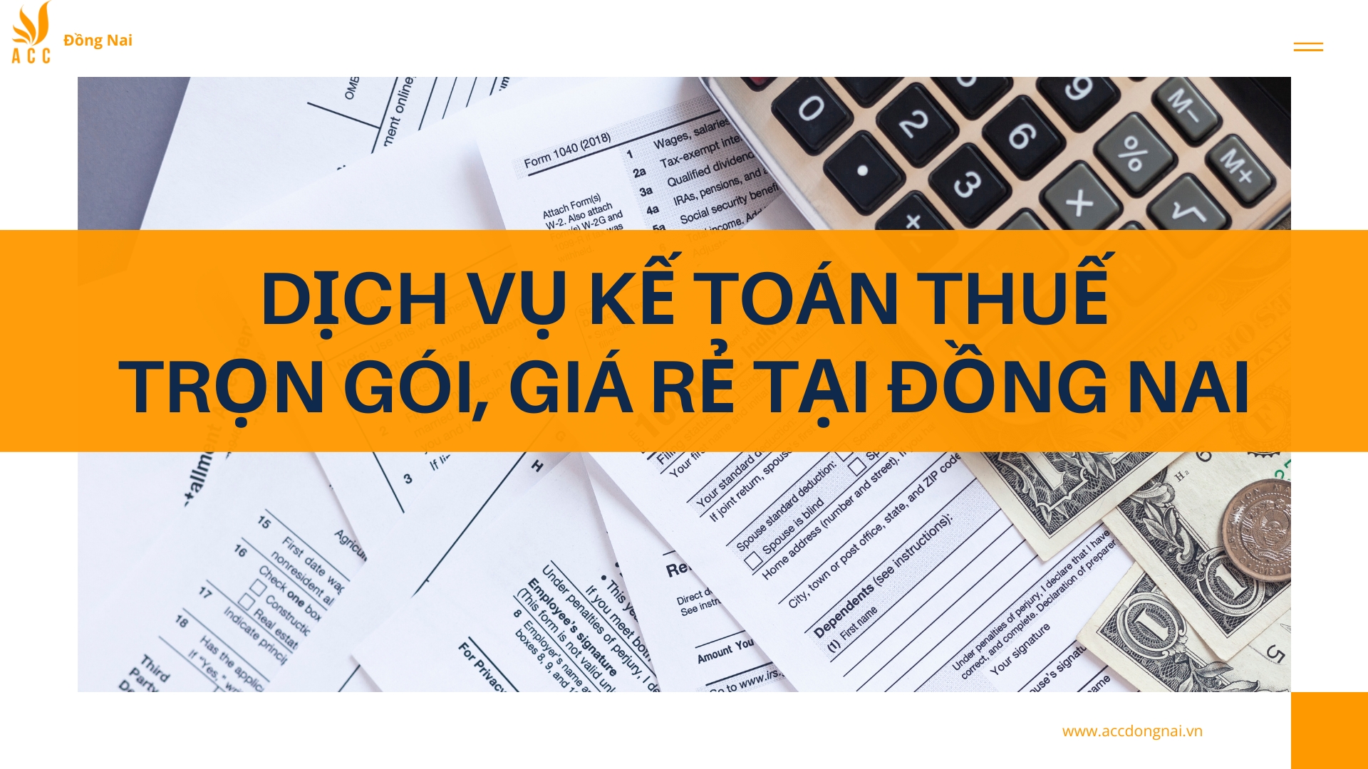 Dịch vụ kế toán thuế trọn gói, giá rẻ tại Đồng Nai