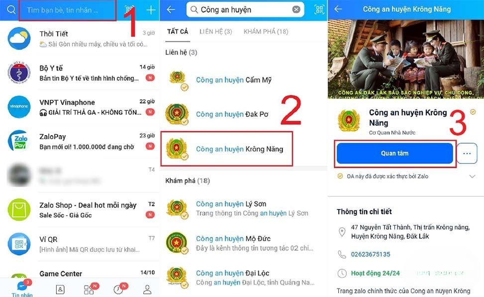 Tra cứu căn cước công dân gắn chip qua ứng dụng Zalo