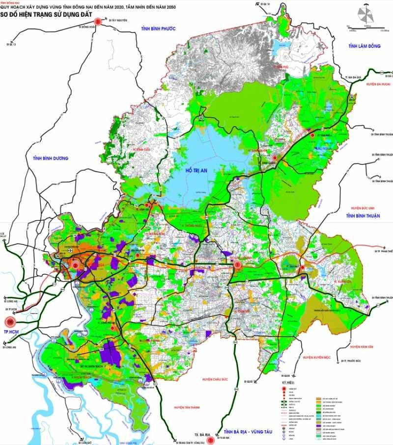 Bản đồ quy hoạch Đồng Nai