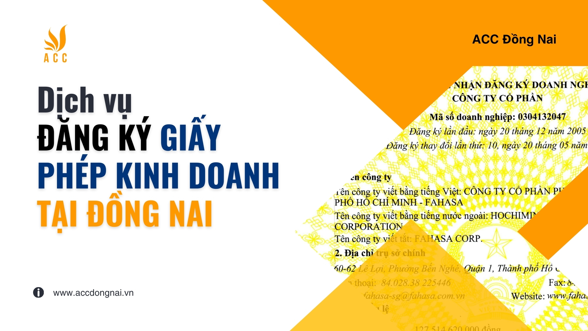 Dịch vụ đăng ký giấy phép kinh doanh tại Đồng Nai giá rẻ