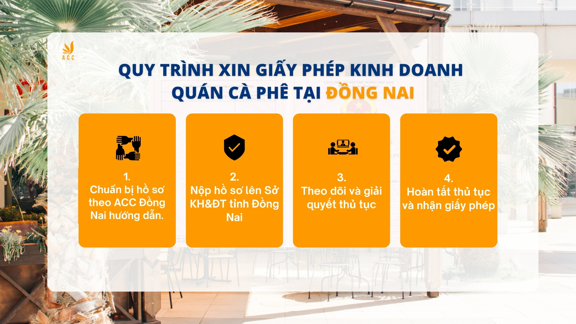 Quy trình xin giấy phép kinh doanh quán cà phê tại Đồng Nai