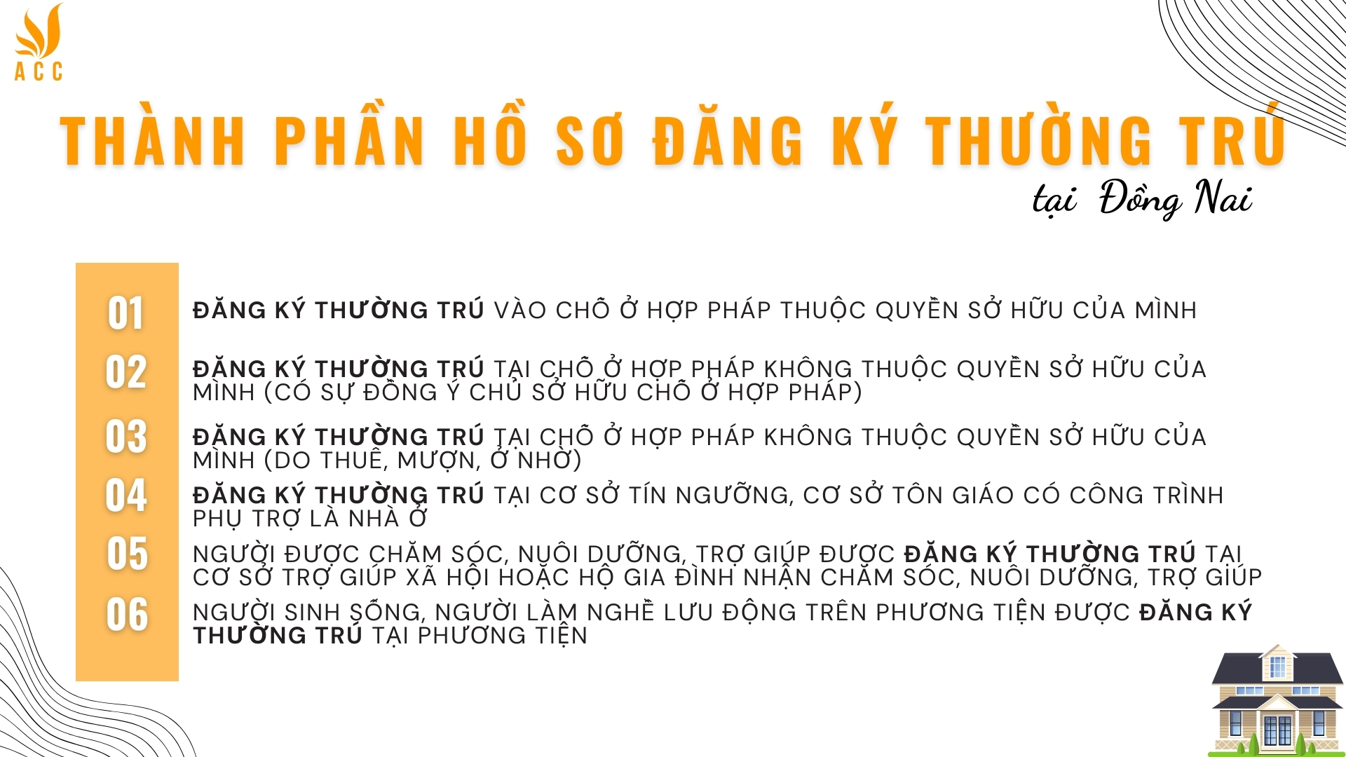 Thành phần hồ sơ đăng ký thường trú