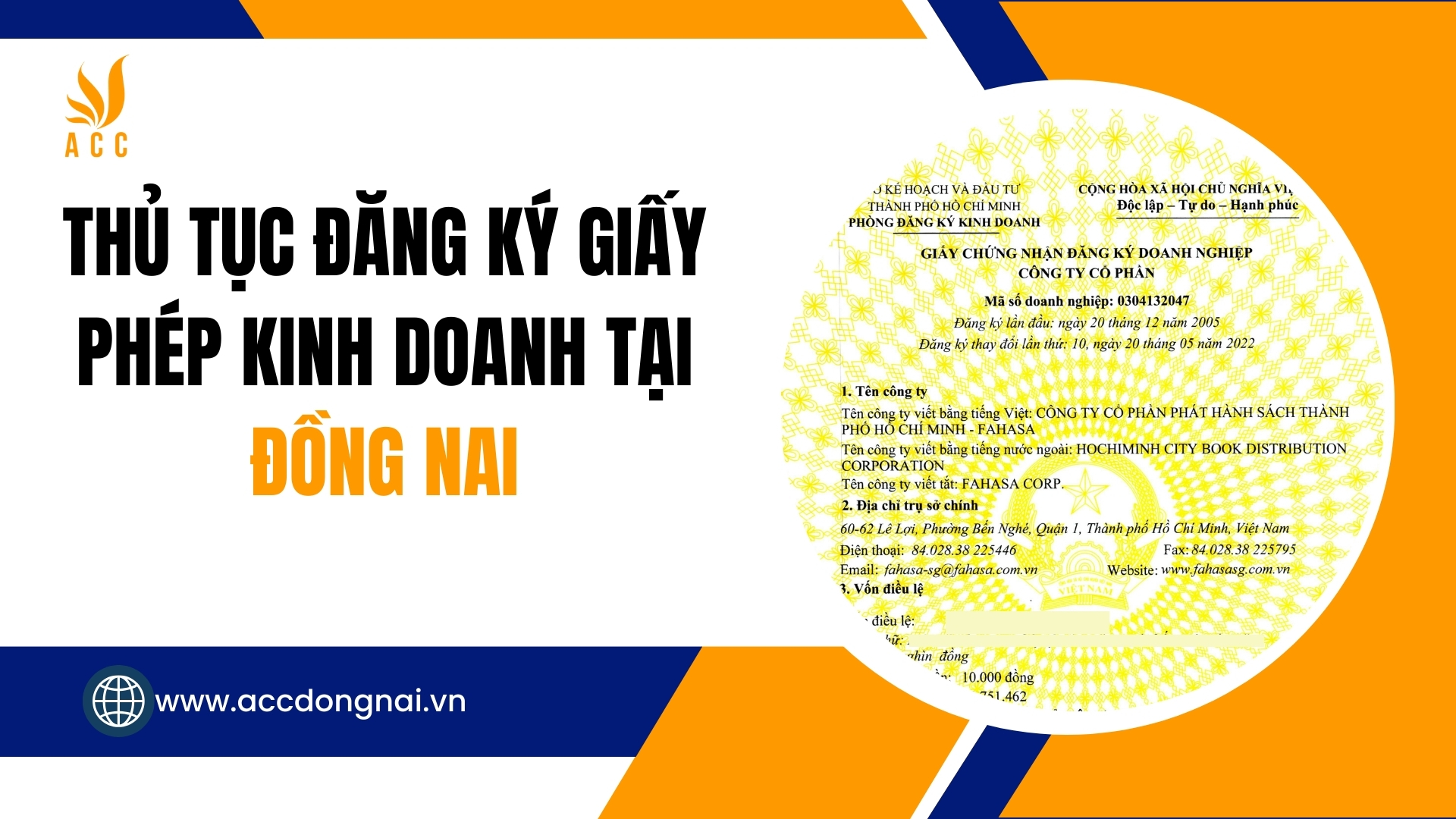 Thủ tục đăng ký giấy phép kinh doanh Đồng Nai