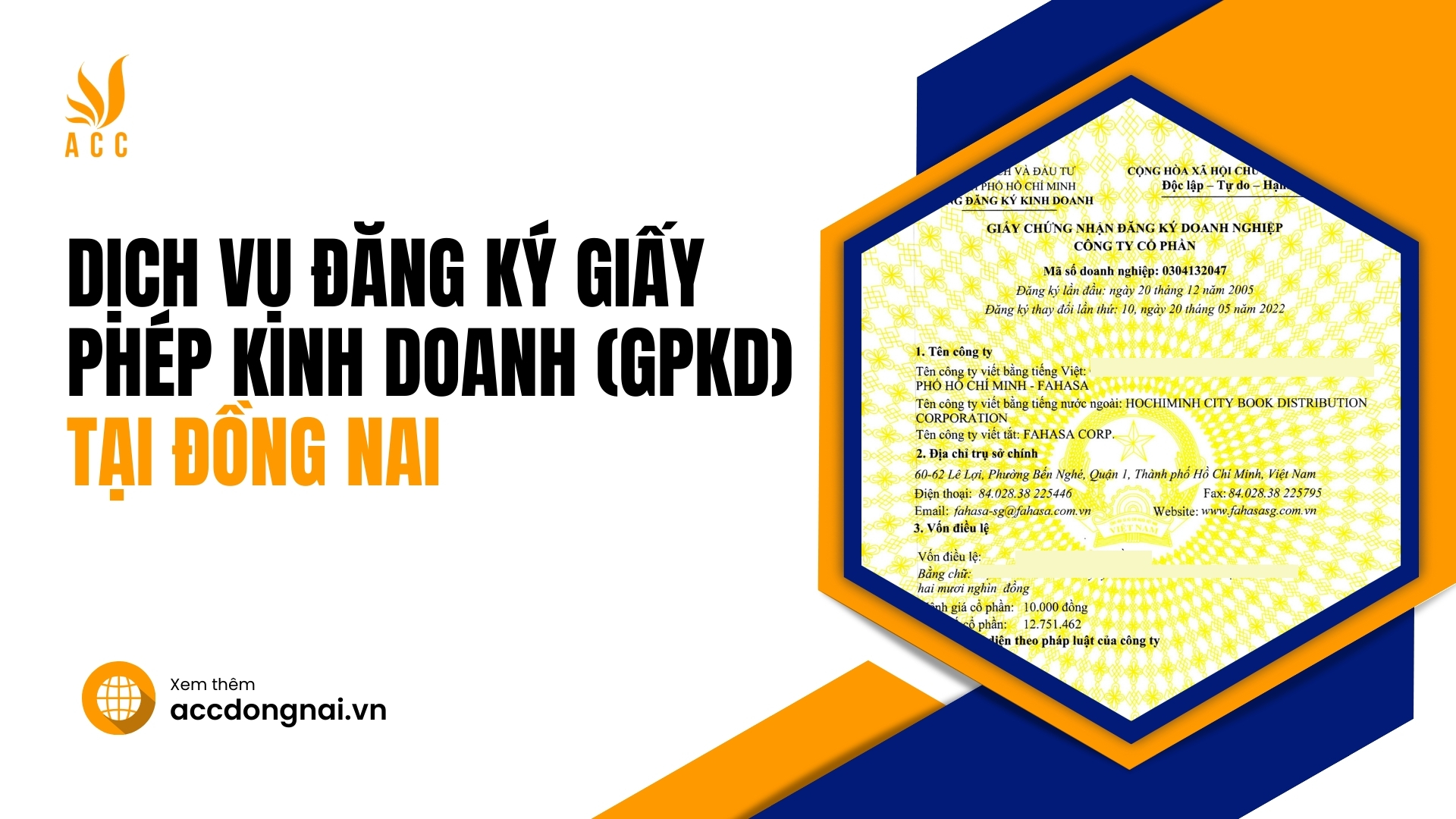 Dịch vụ đăng ký giấy phép kinh doanh (GPKD) tại Đồng Nai