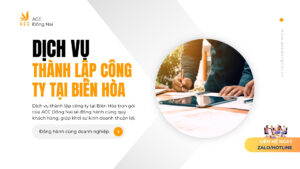 Dịch vụ thành lập công ty tại Biên Hòa