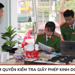 Thẩm quyền kiểm tra giấy phép kinh doanh