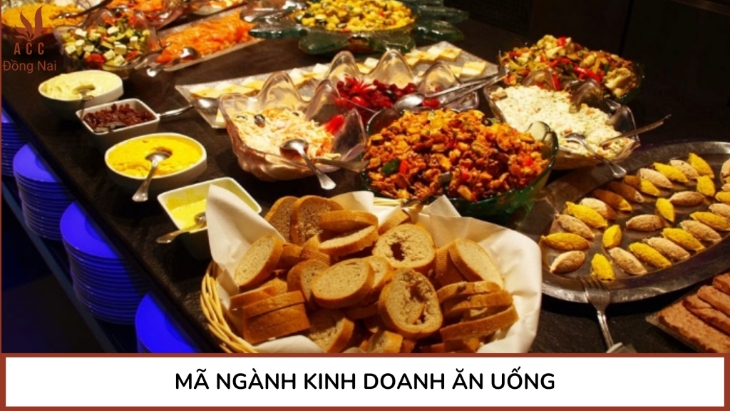 Mã ngành kinh doanh ăn uống