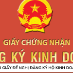 Mẫu giấy đề nghị đăng ký hộ kinh doanh