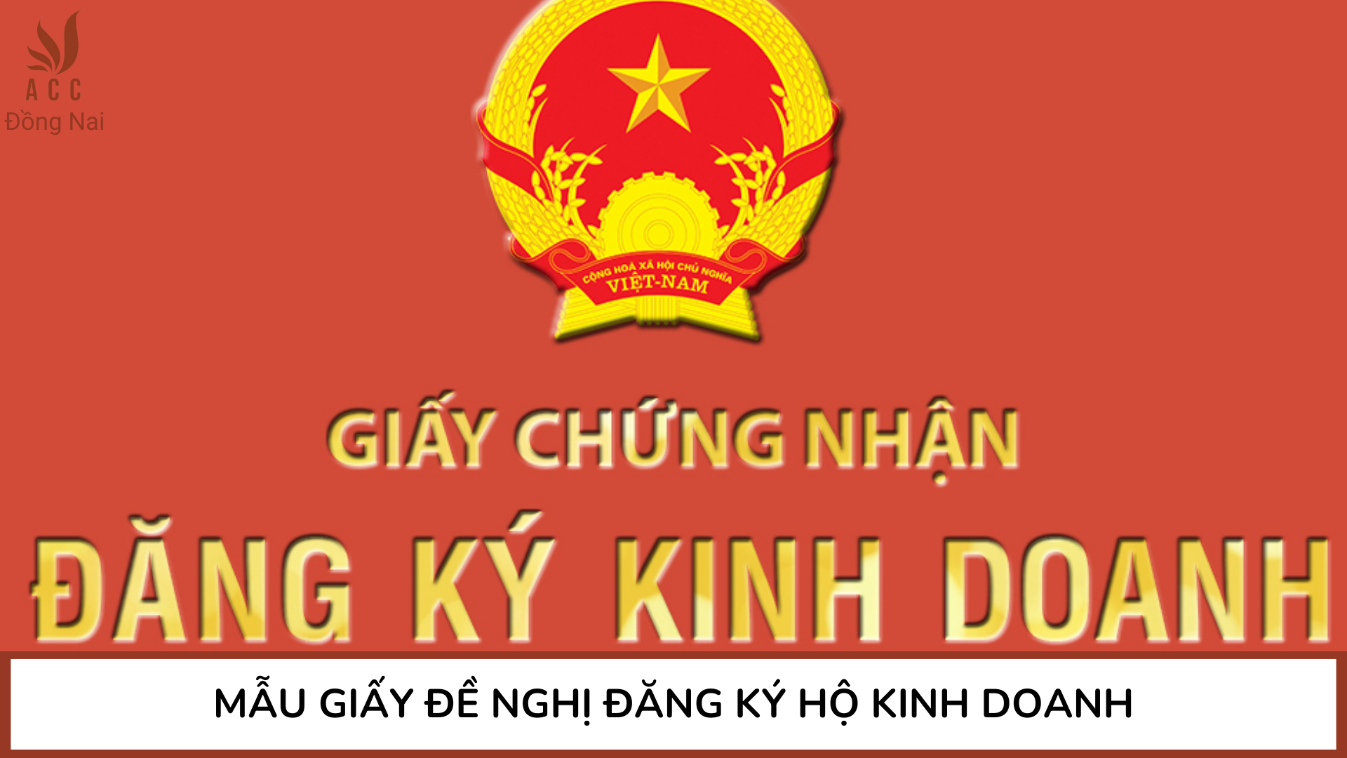 Mẫu giấy đề nghị đăng ký hộ kinh doanh