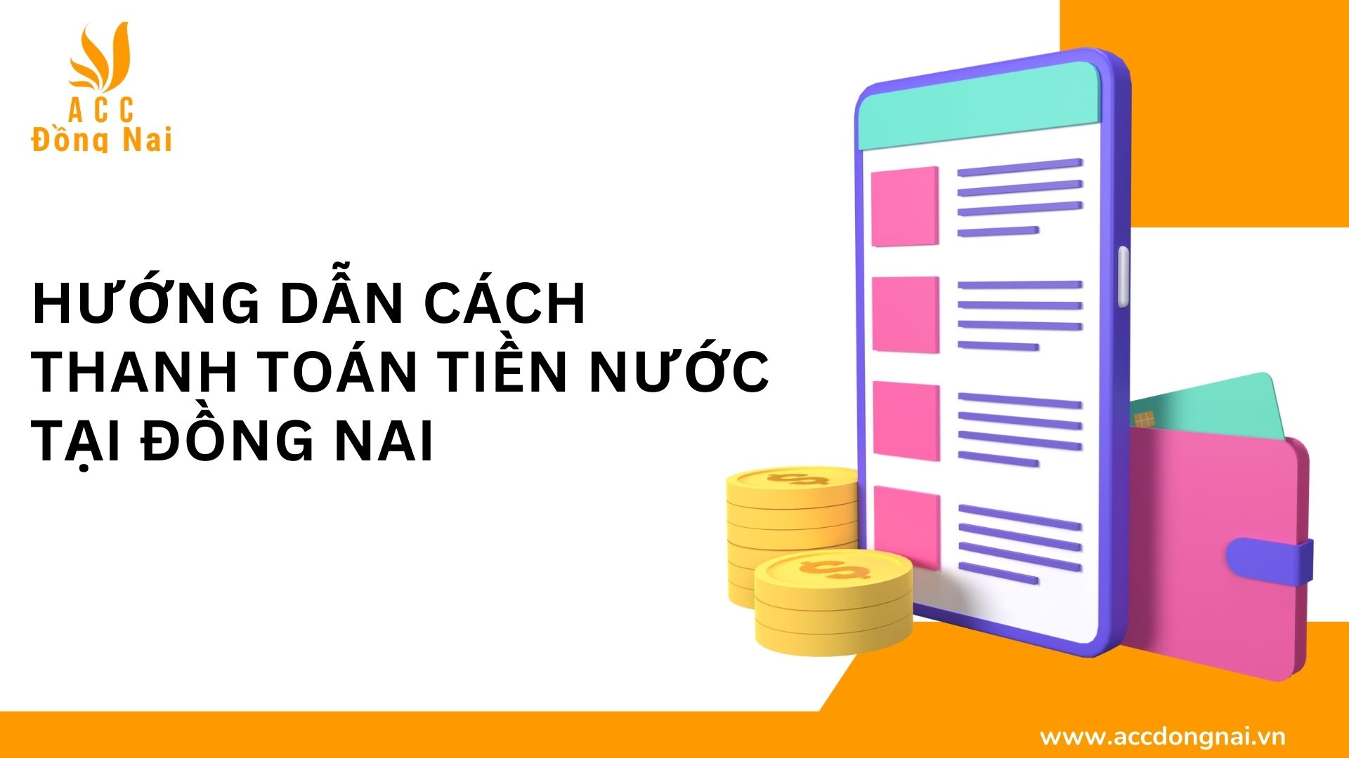 Hướng dẫn cách thanh toán tiền nước tại Đồng Nai