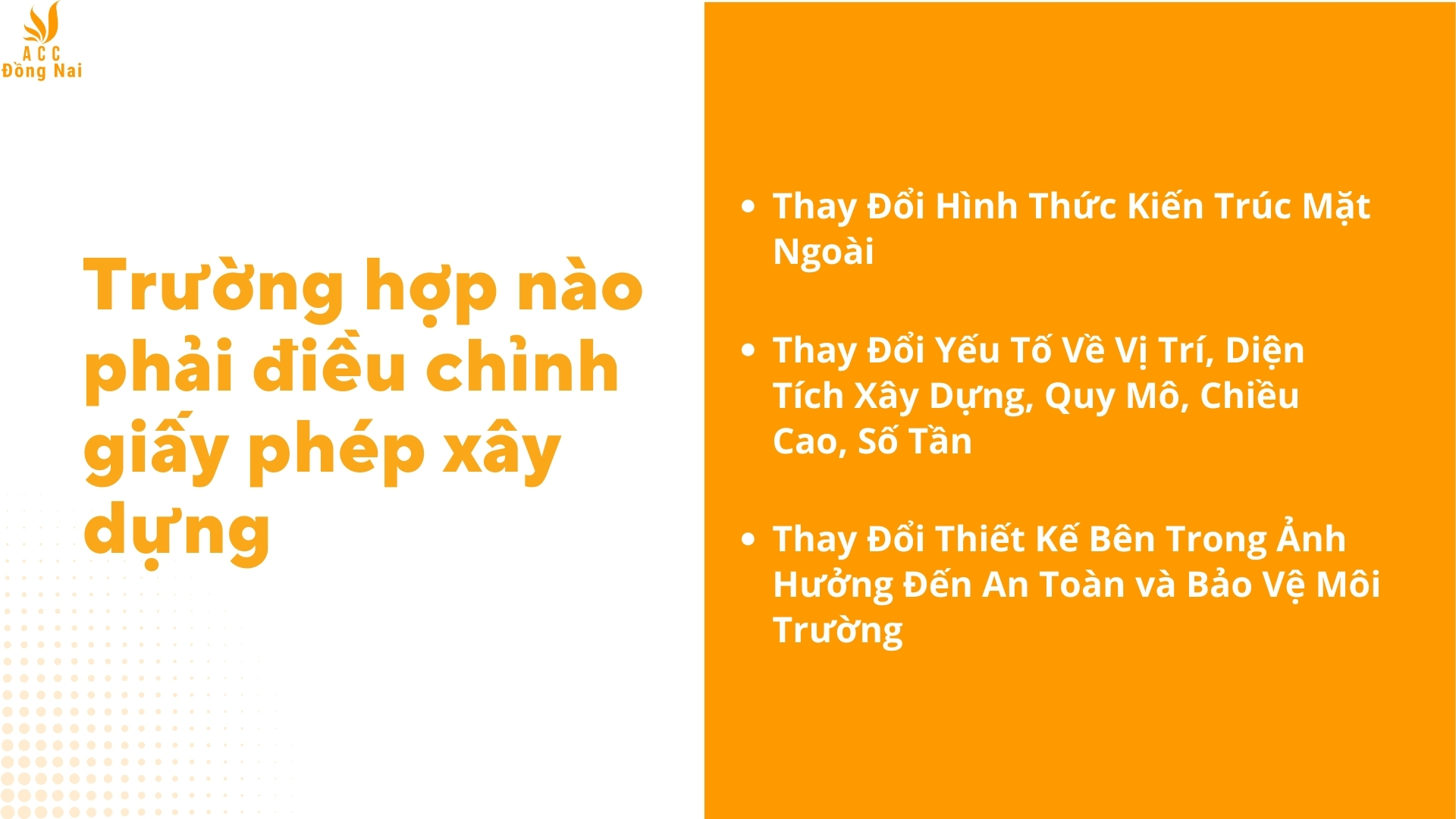 Trường hợp nào phải điều chỉnh giấy phép xây dựng