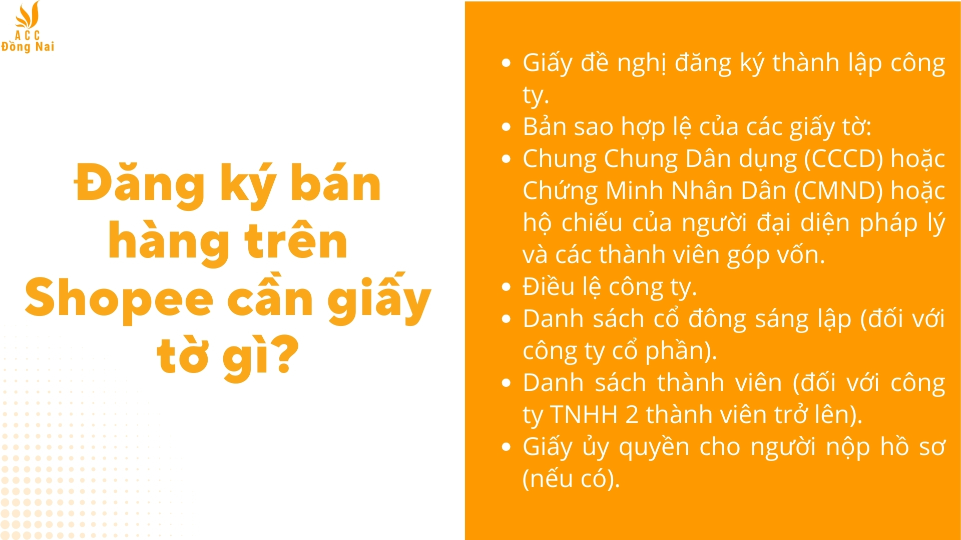 Đăng ký bán hàng trên Shopee cần giấy tờ gì?