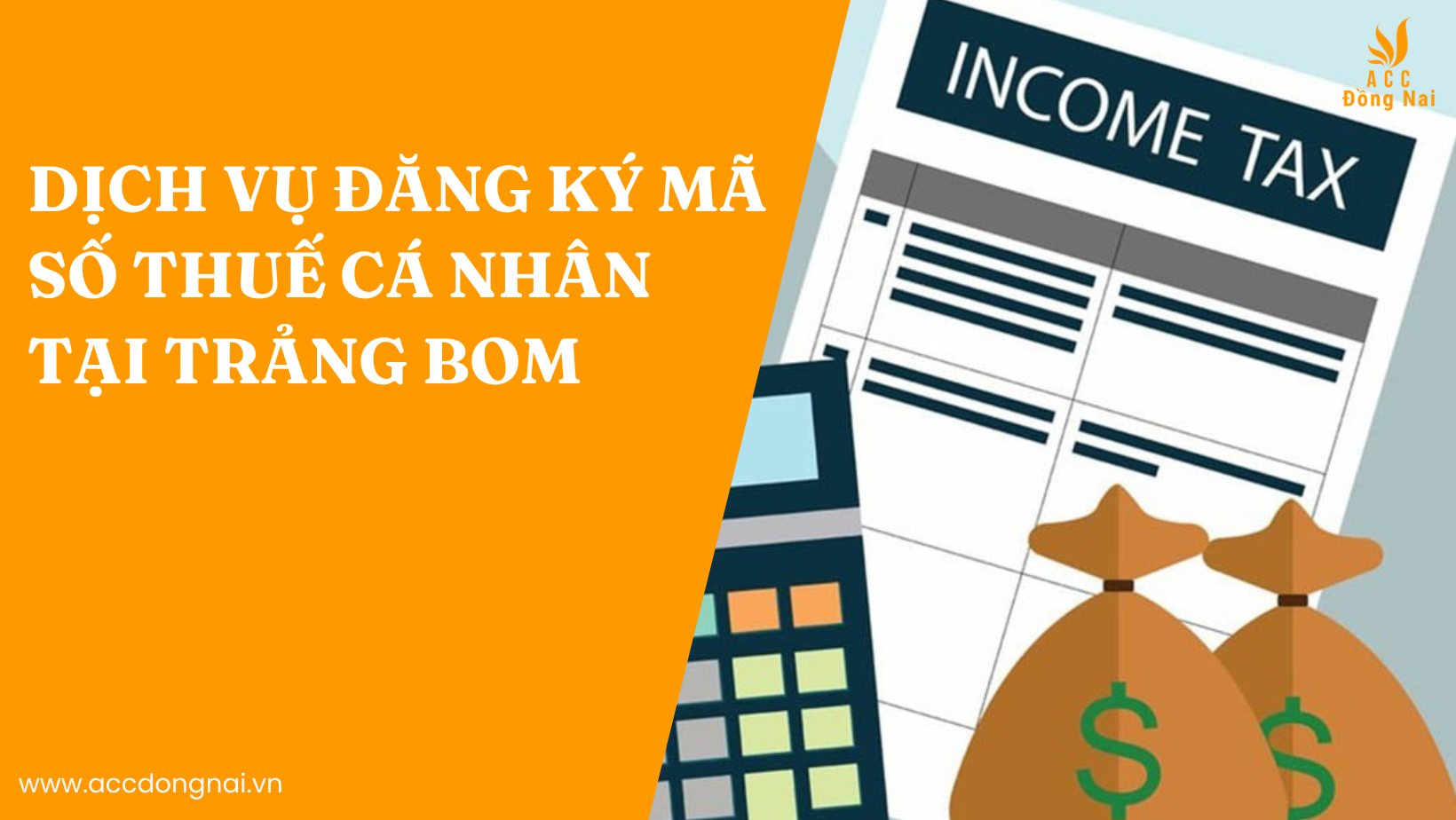 Dịch vụ đăng ký mã số thuế cá nhân tại Trảng Bom