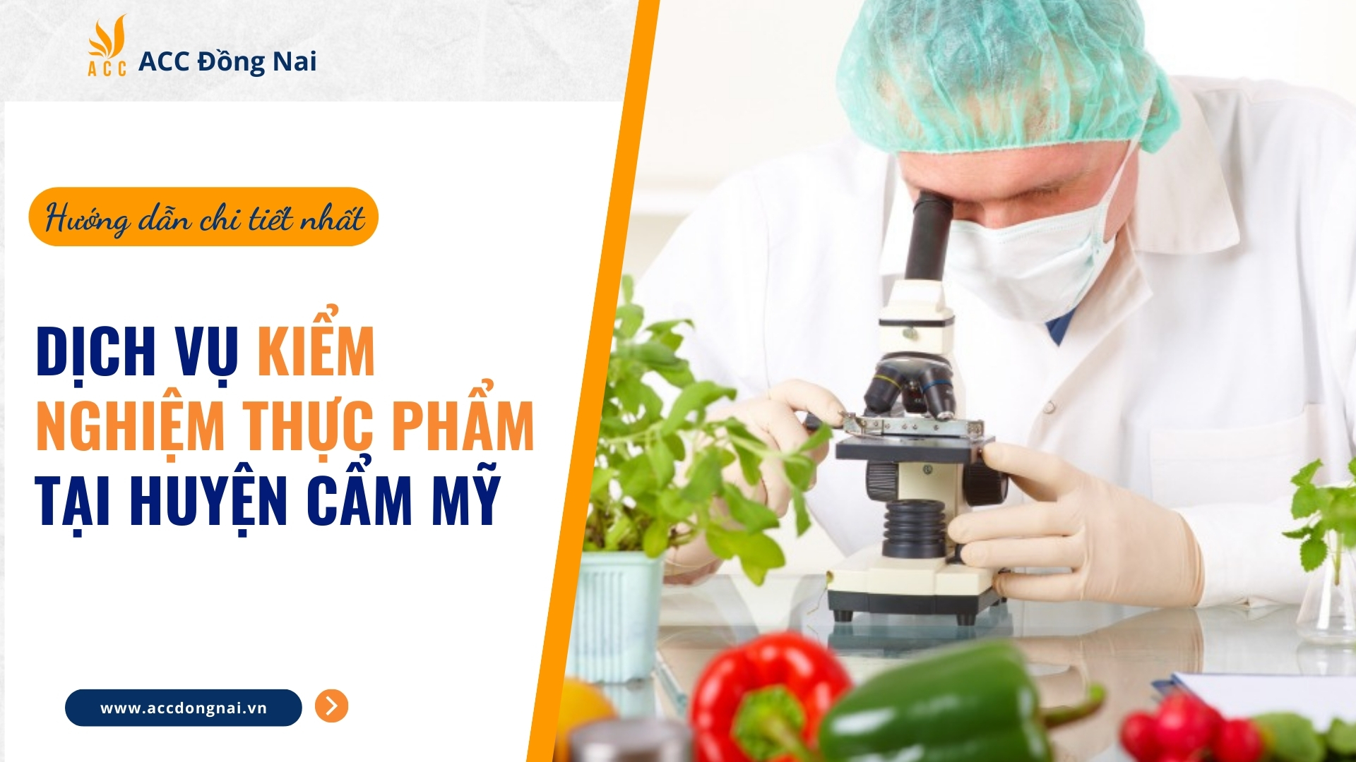 Dịch vụ kiểm nghiệm thực phẩm tại Huyện Cẩm Mỹ