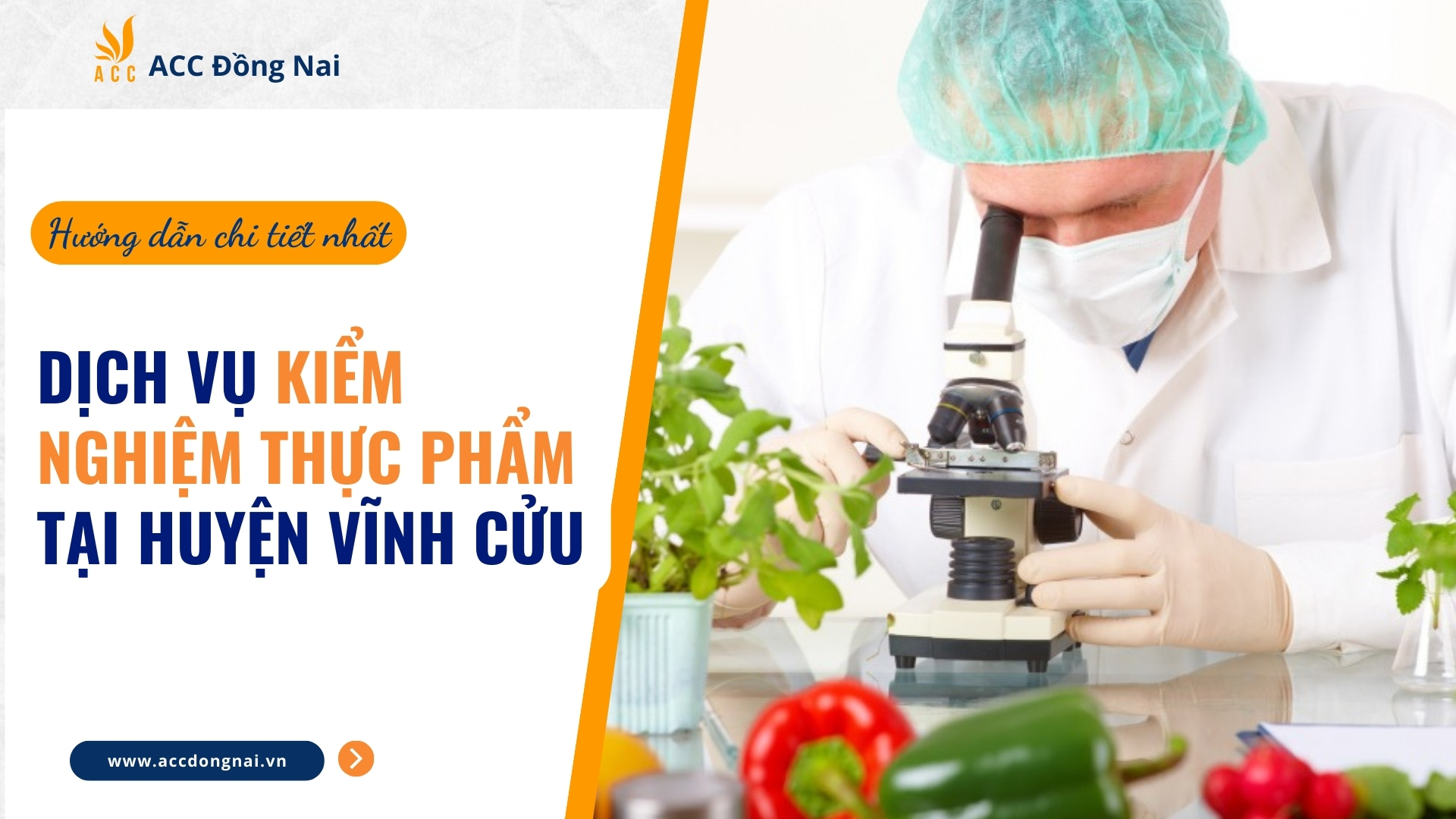 Dịch vụ kiểm nghiệm thực phẩm tại Huyện Vĩnh Cửu