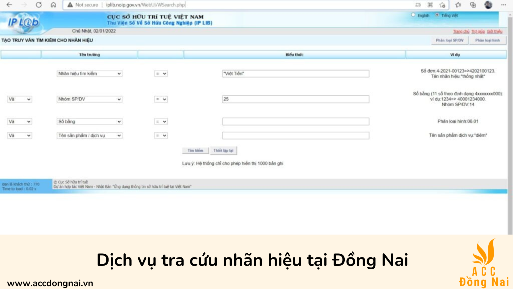 Dịch vụ tra cứu nhãn hiệu tại Đồng Nai