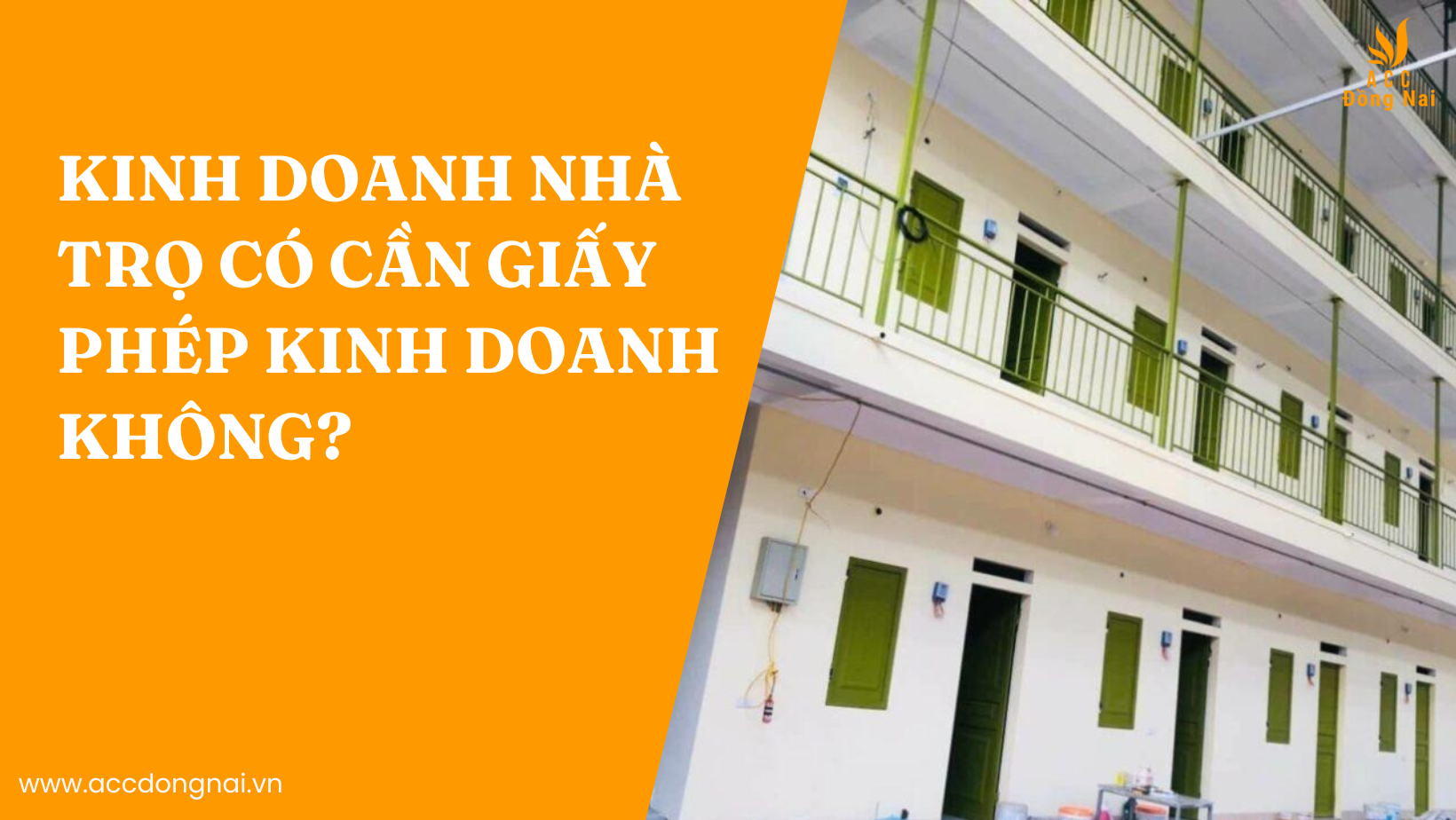 Kinh doanh nhà trọ có cần giấy phép kinh doanh không?