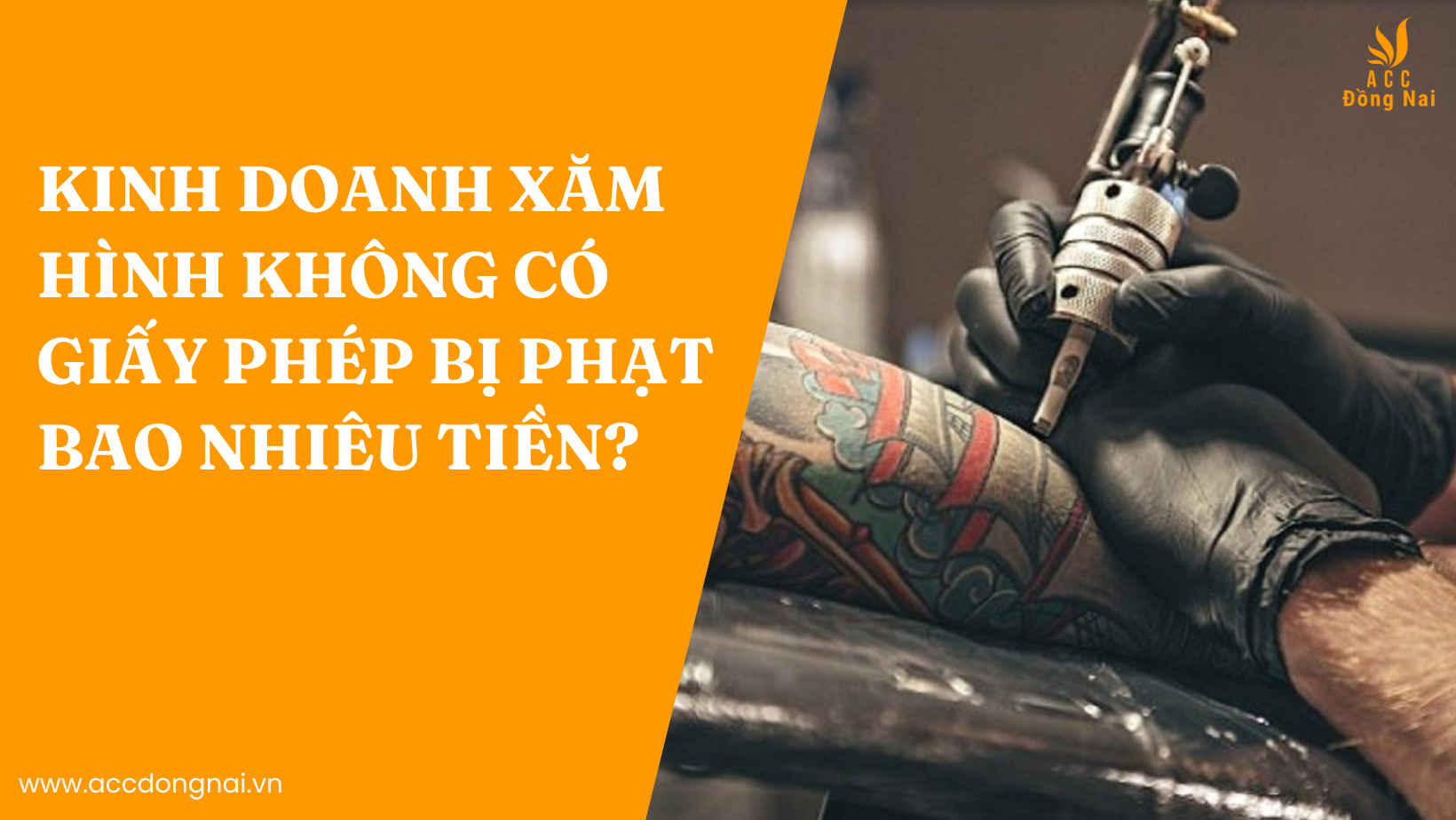 Kinh doanh xăm hình không có giấy phép bị phạt bao nhiêu tiền?