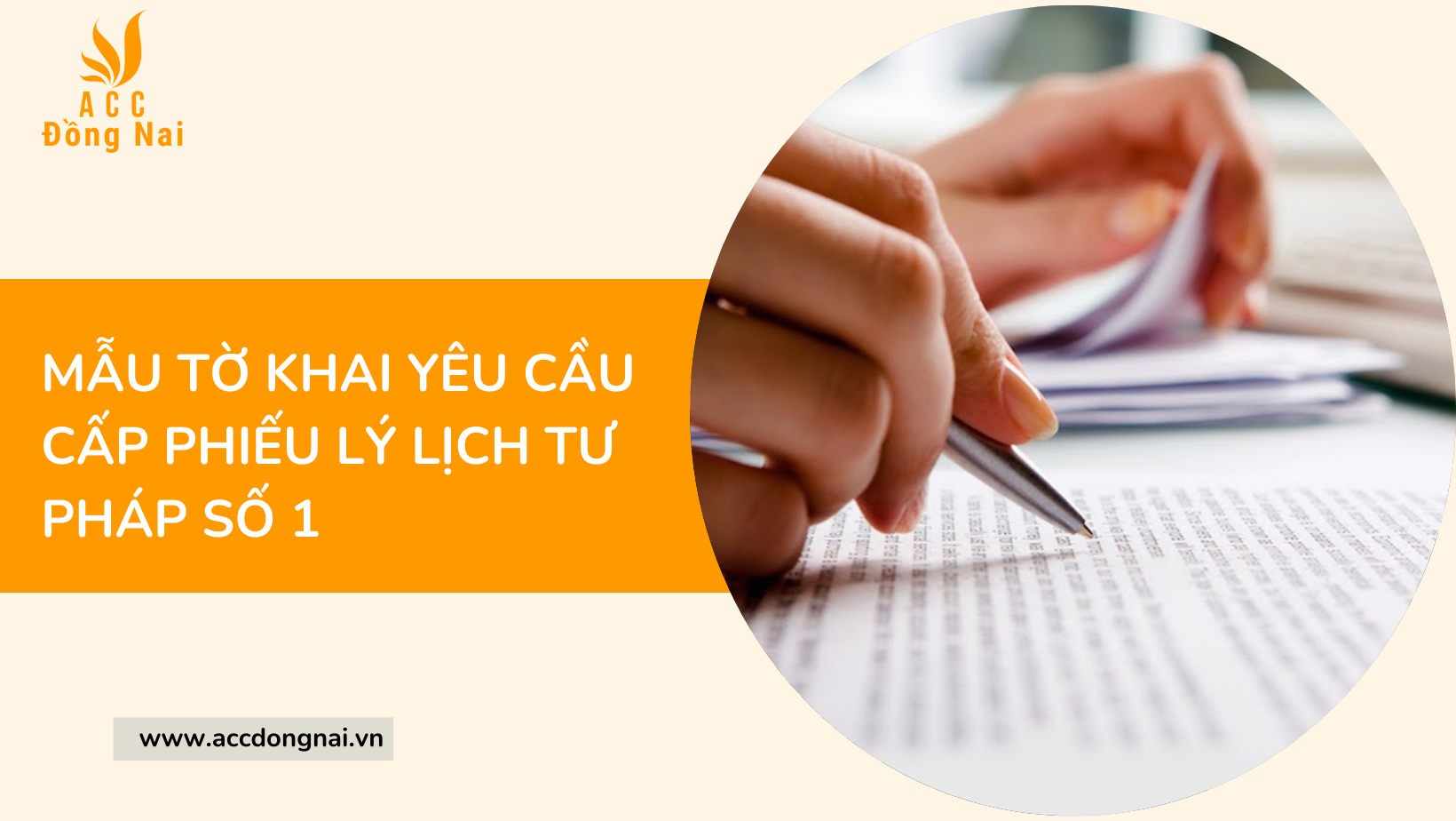 Mẫu tờ khai yêu cầu cấp Phiếu Lý lịch tư pháp số 1