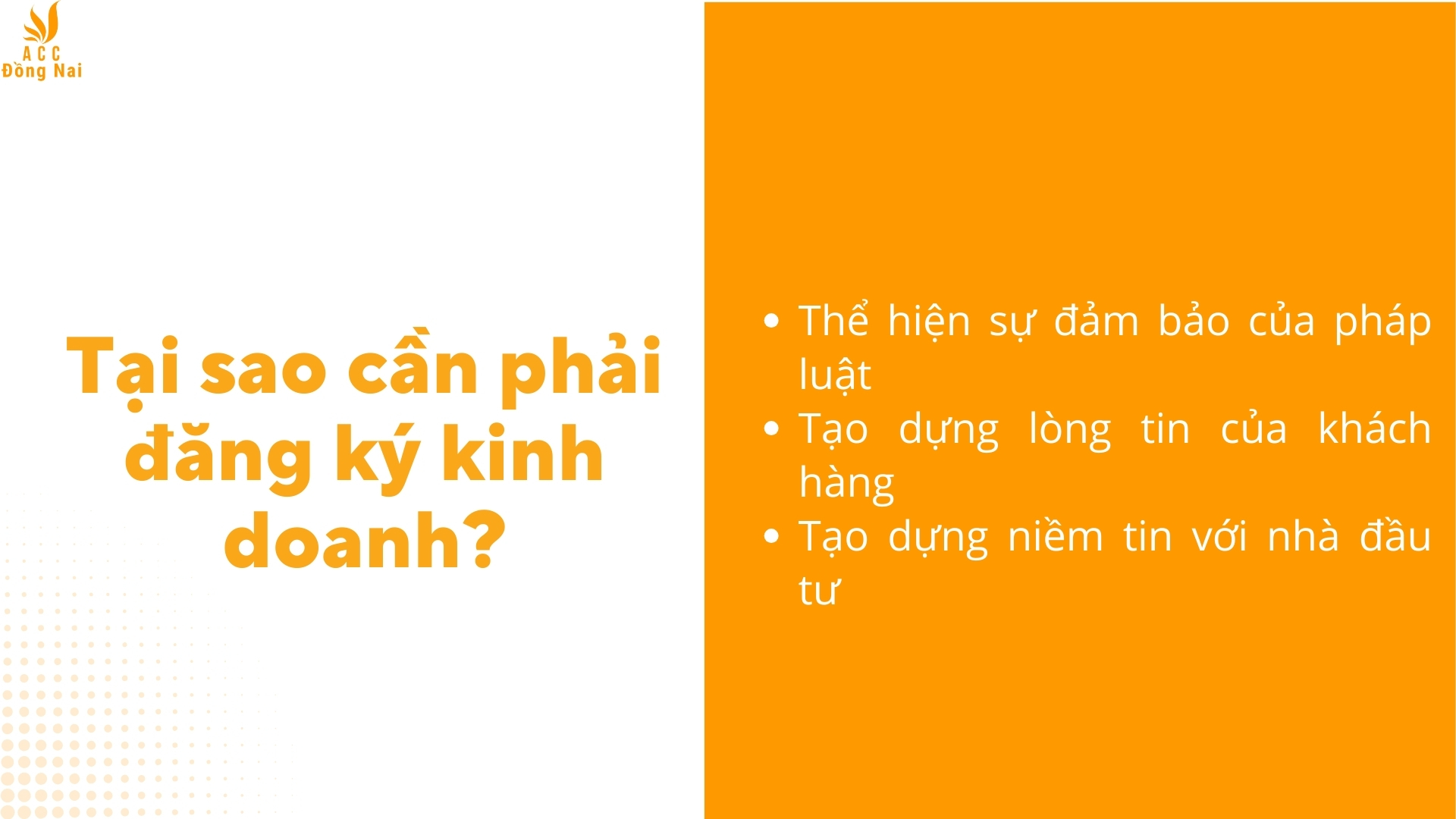 Tại sao cần phải đăng ký kinh doanh?