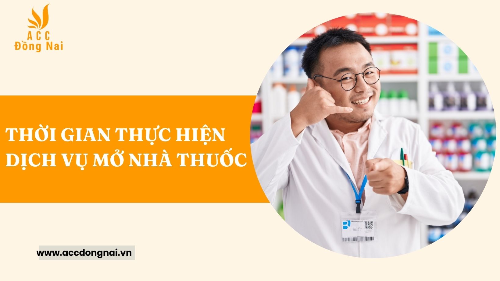 Thời gian thực hiện dịch vụ mở nhà thuốc