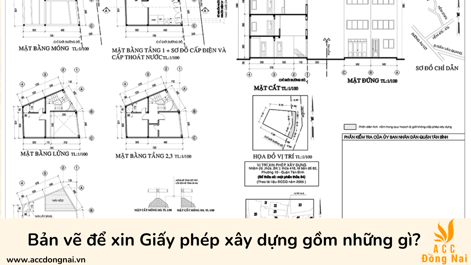 Bản vẽ để xin Giấy phép xây dựng gồm những gì?