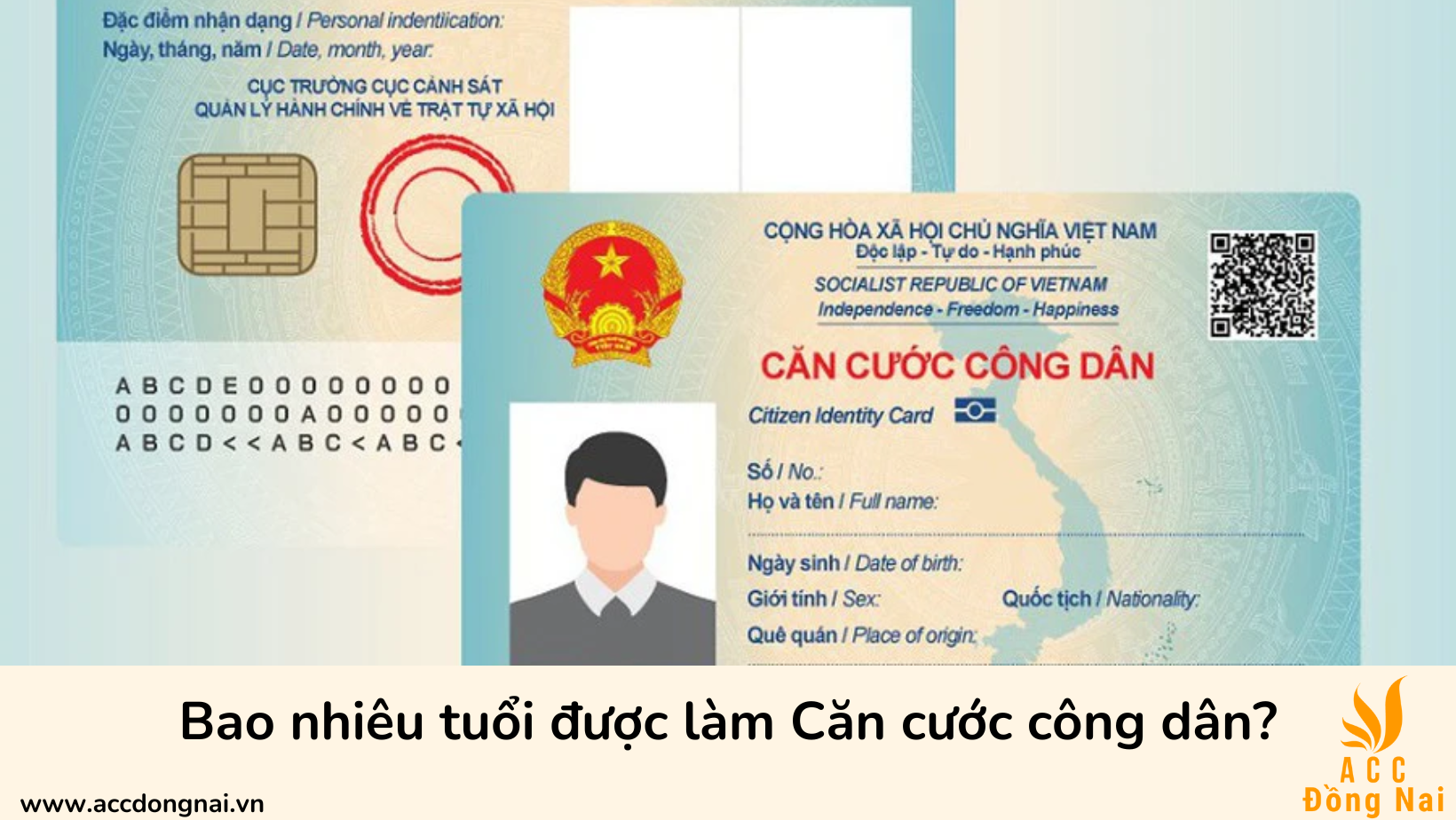 Bao nhiêu tuổi được làm Căn cước công dân?