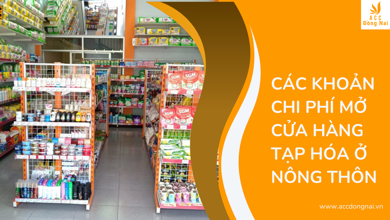 Các khoản chi phí mở cửa hàng tạp hóa ở nông thôn