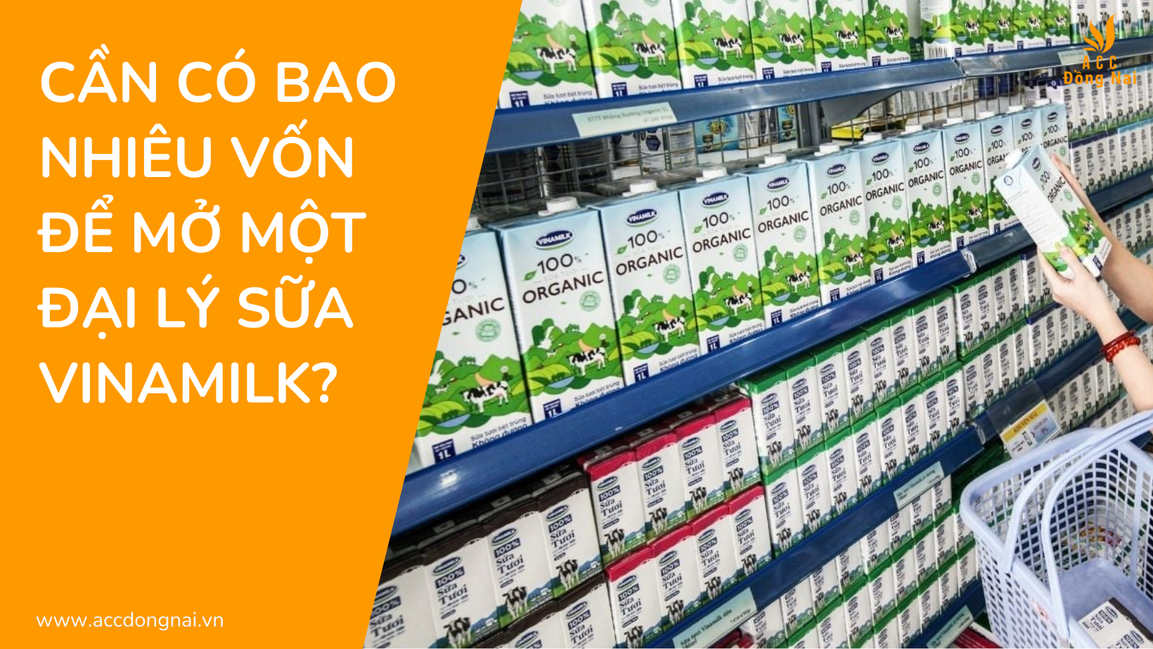 Cần có bao nhiêu vốn để mở một đại lý sữa Vinamilk?