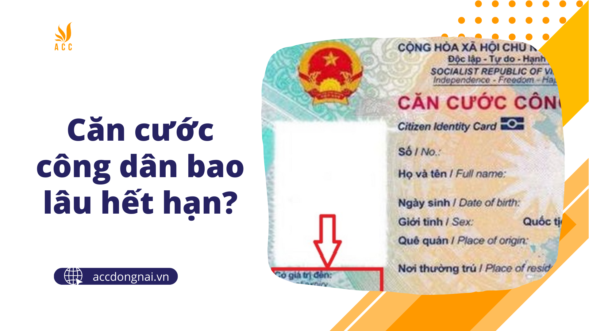 Căn cước công dân bao lâu hết hạn?