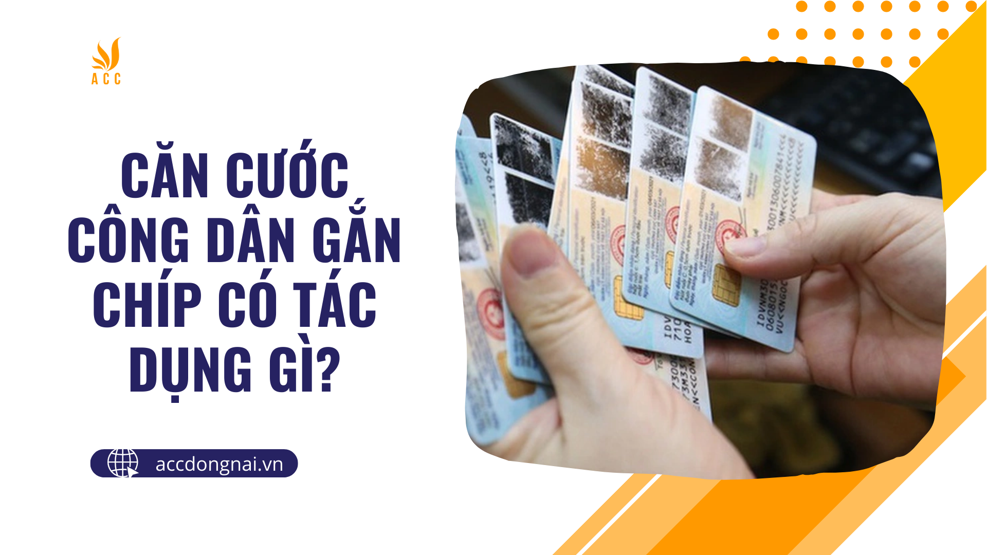 Căn cước công dân gắn chíp có tác dụng gì?