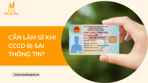 Cần làm gì khi CCCD bị sai thông tin?