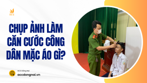 Chụp ảnh làm Căn cước công dân mặc áo gì?