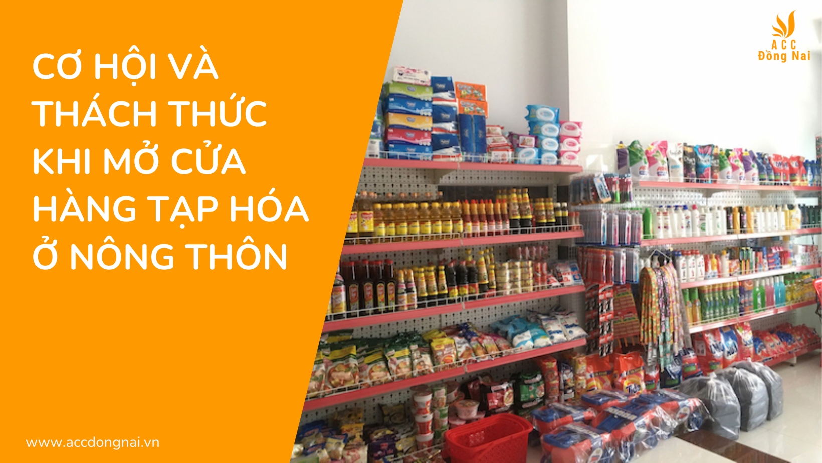 Cơ hội và thách thức khi mở cửa hàng tạp hóa ở nông thôn