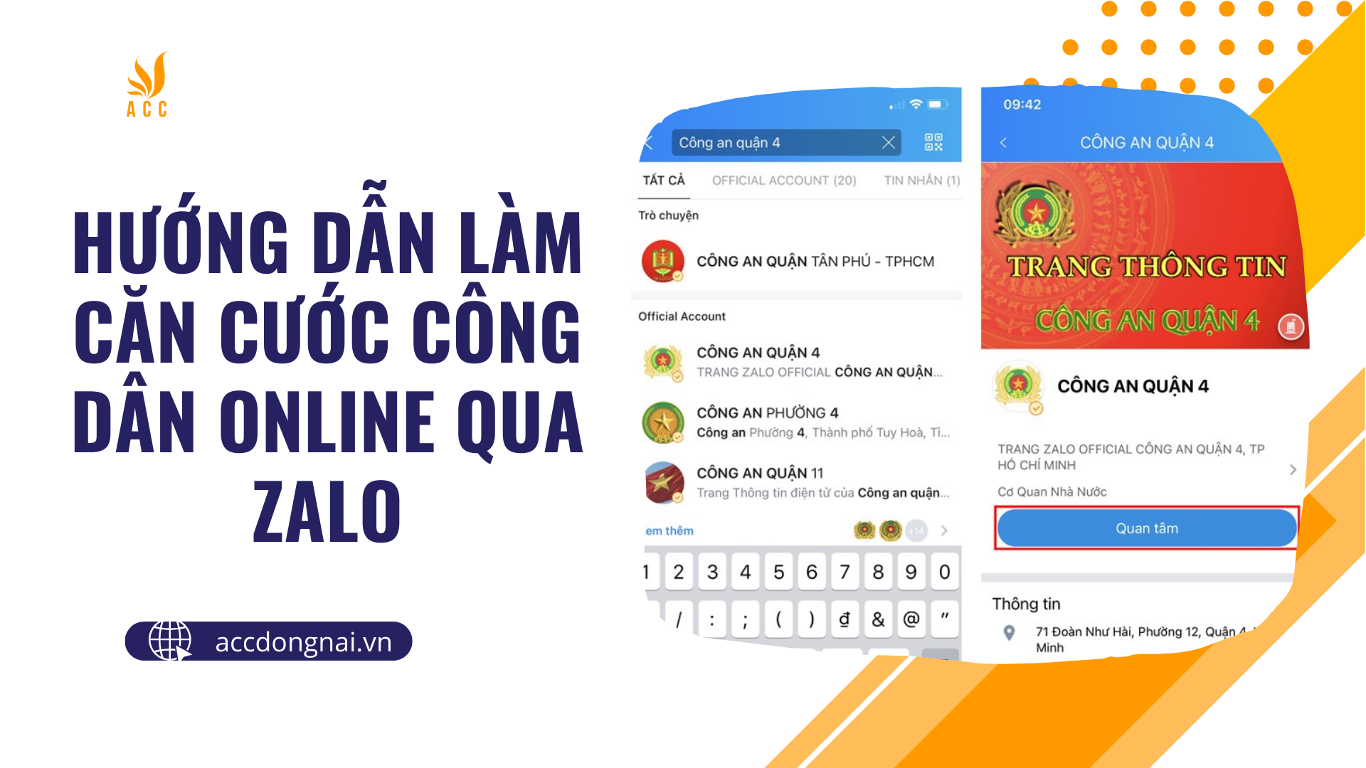 Hướng dẫn làm Căn cước công dân online qua Zalo