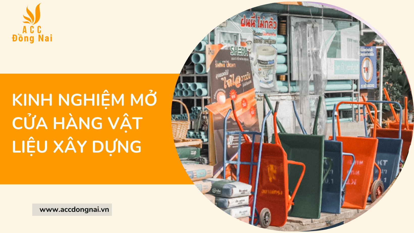 Kinh nghiệm mở cửa hàng vật liệu xây dựng