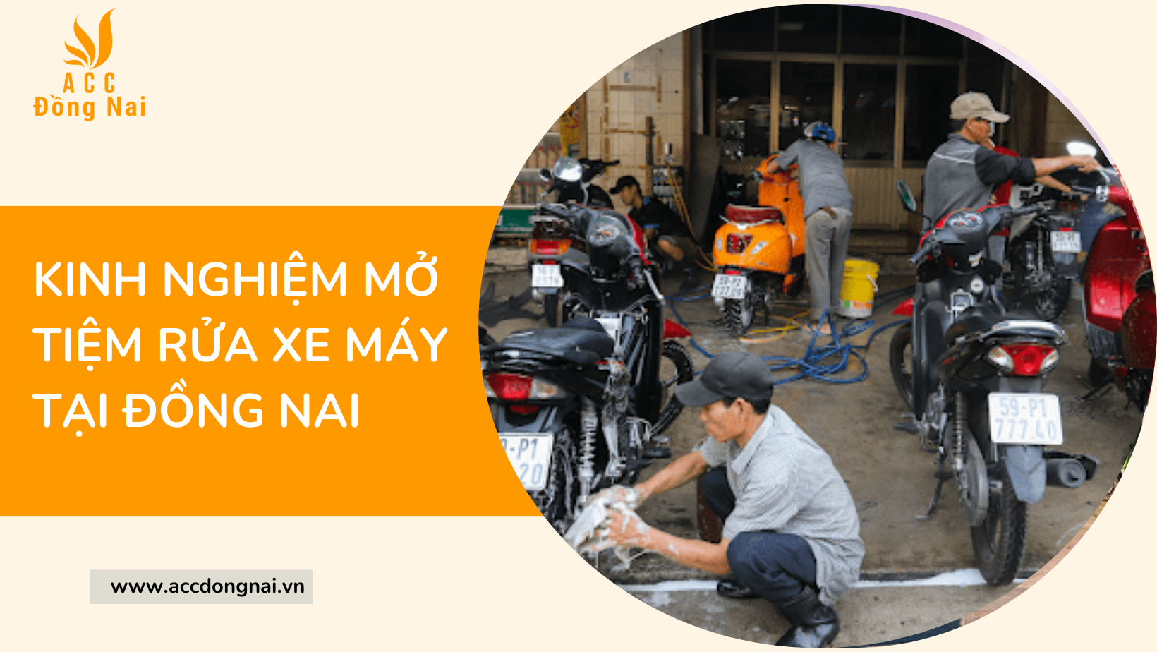 Kinh nghiệm mở tiệm rửa xe máy tại Đồng Nai
