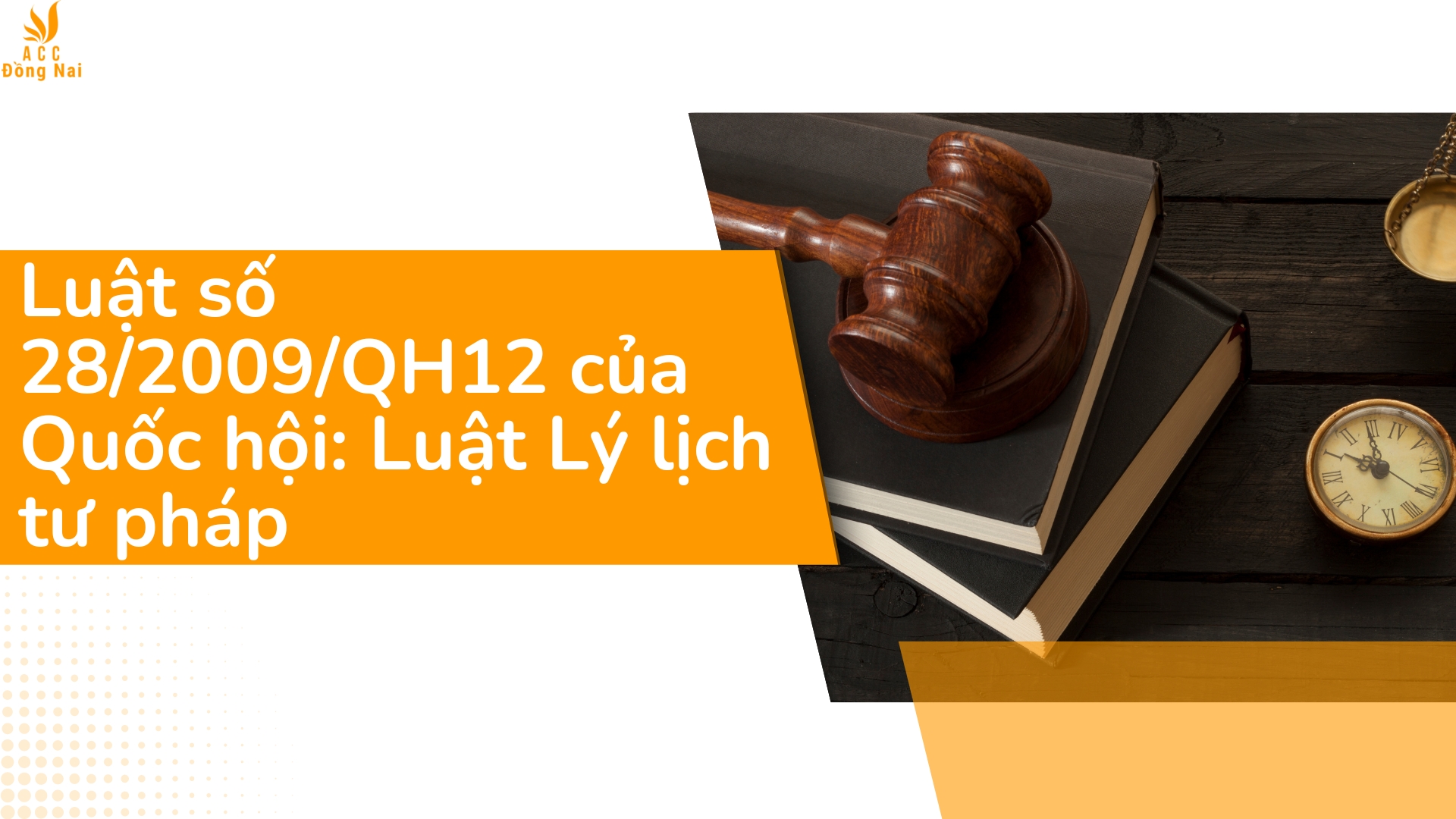 Luật số 28/2009/QH12 của Quốc hội: Luật Lý lịch tư pháp