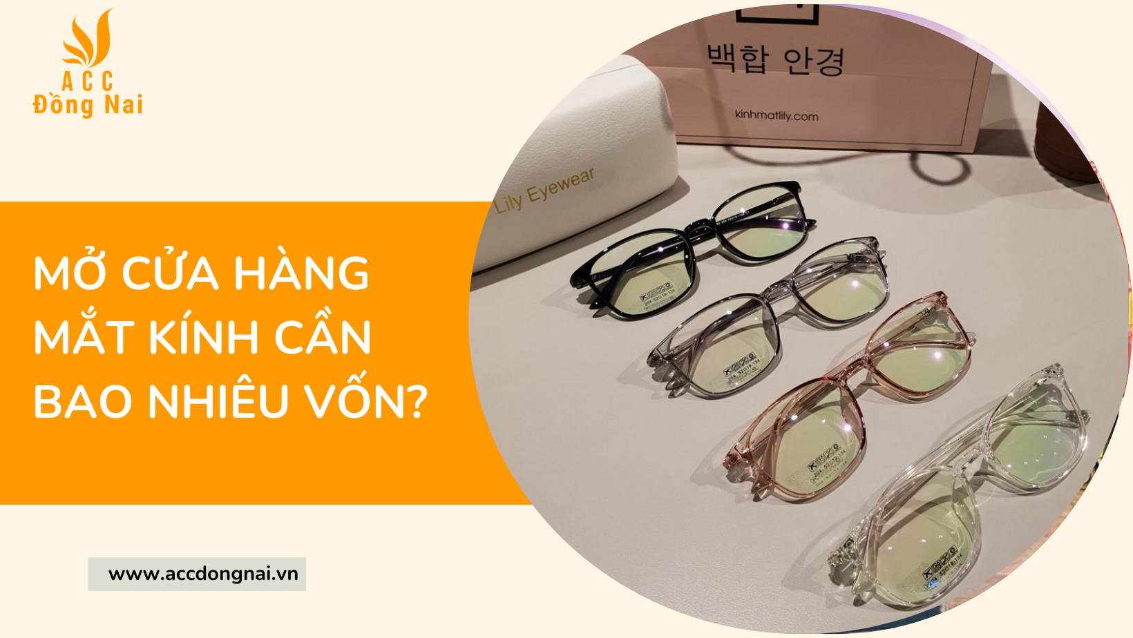 Mở cửa hàng mắt kính cần bao nhiêu vốn?