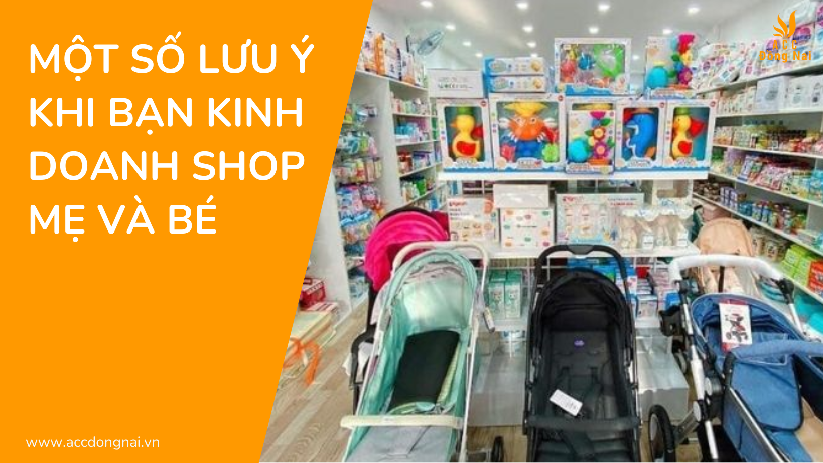 Một số lưu ý khi bạn kinh doanh shop mẹ và bé