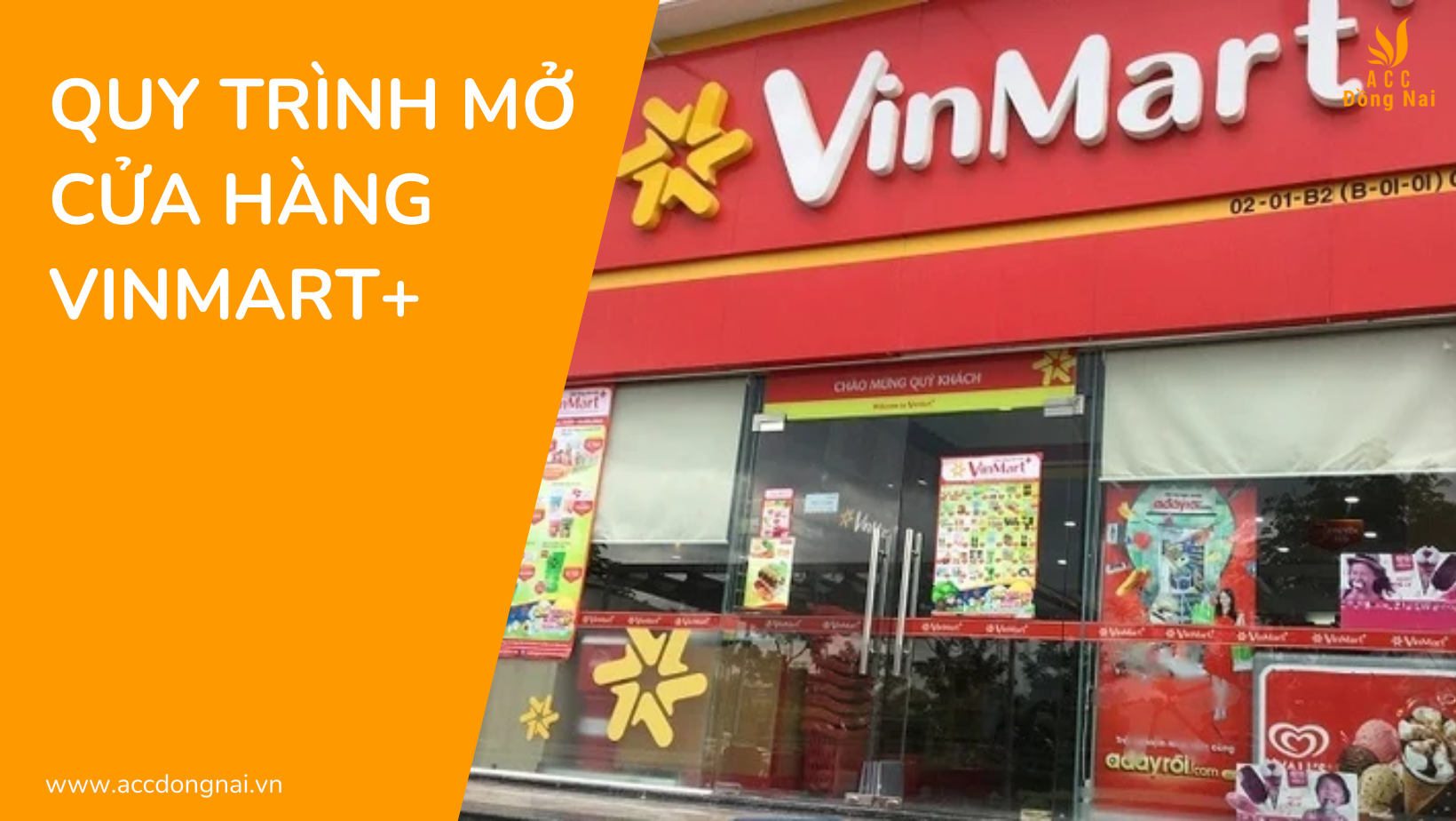 Quy trình mở cửa hàng Vinmart+