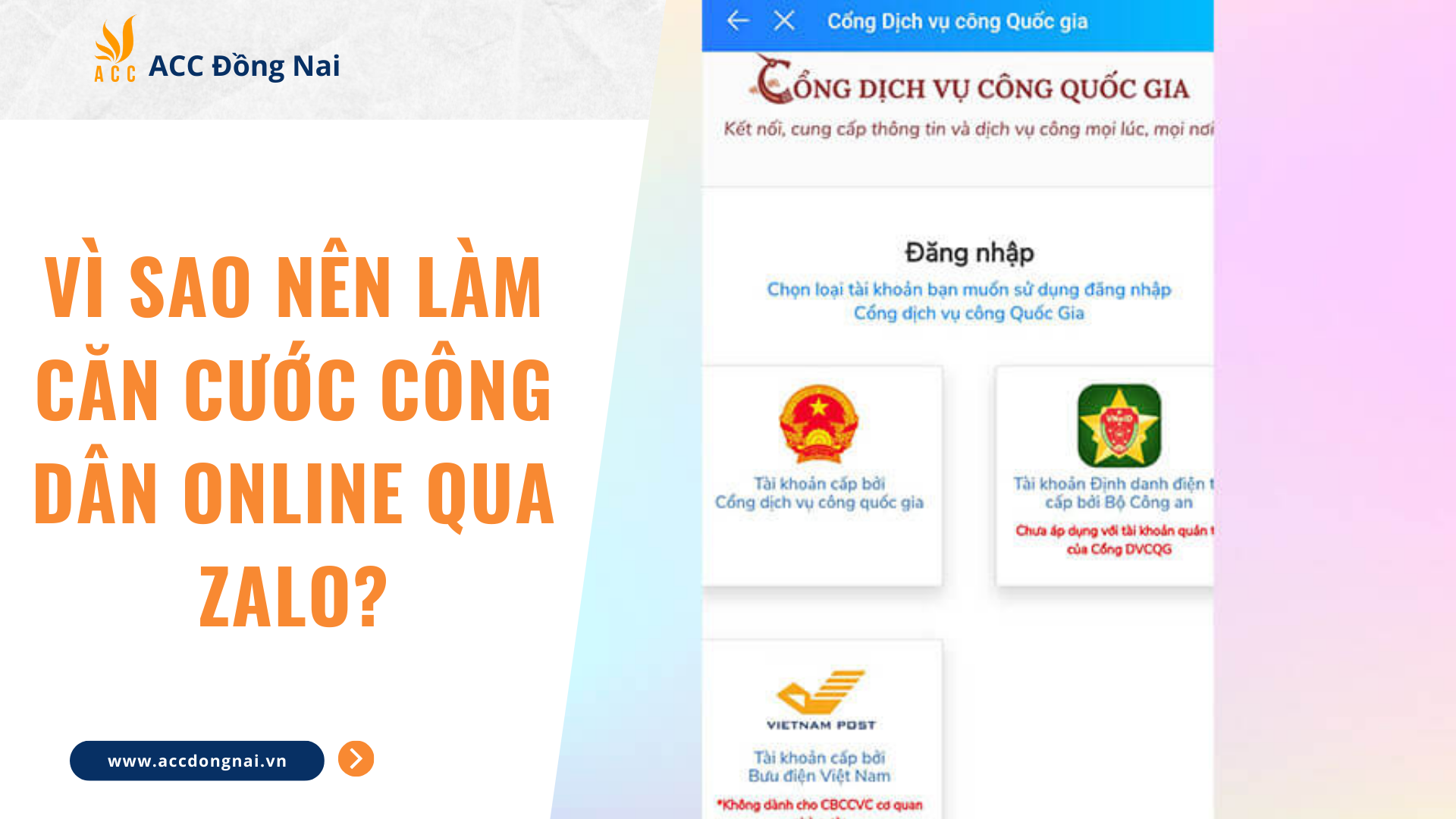 Vì sao nên làm căn cước công dân online qua Zalo?