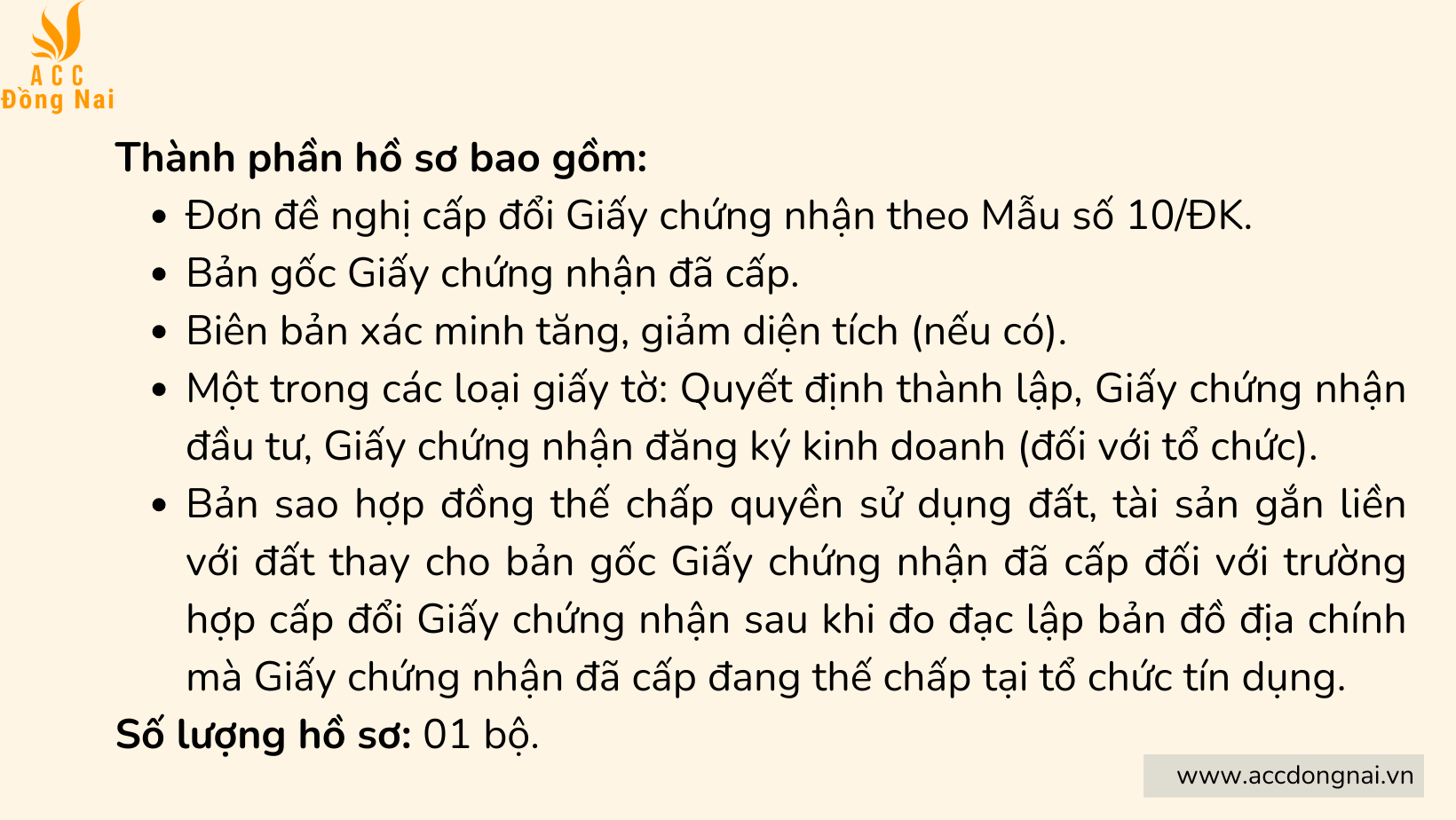 Các giấy tờ, chứng từ khách hàng cần cung cấp