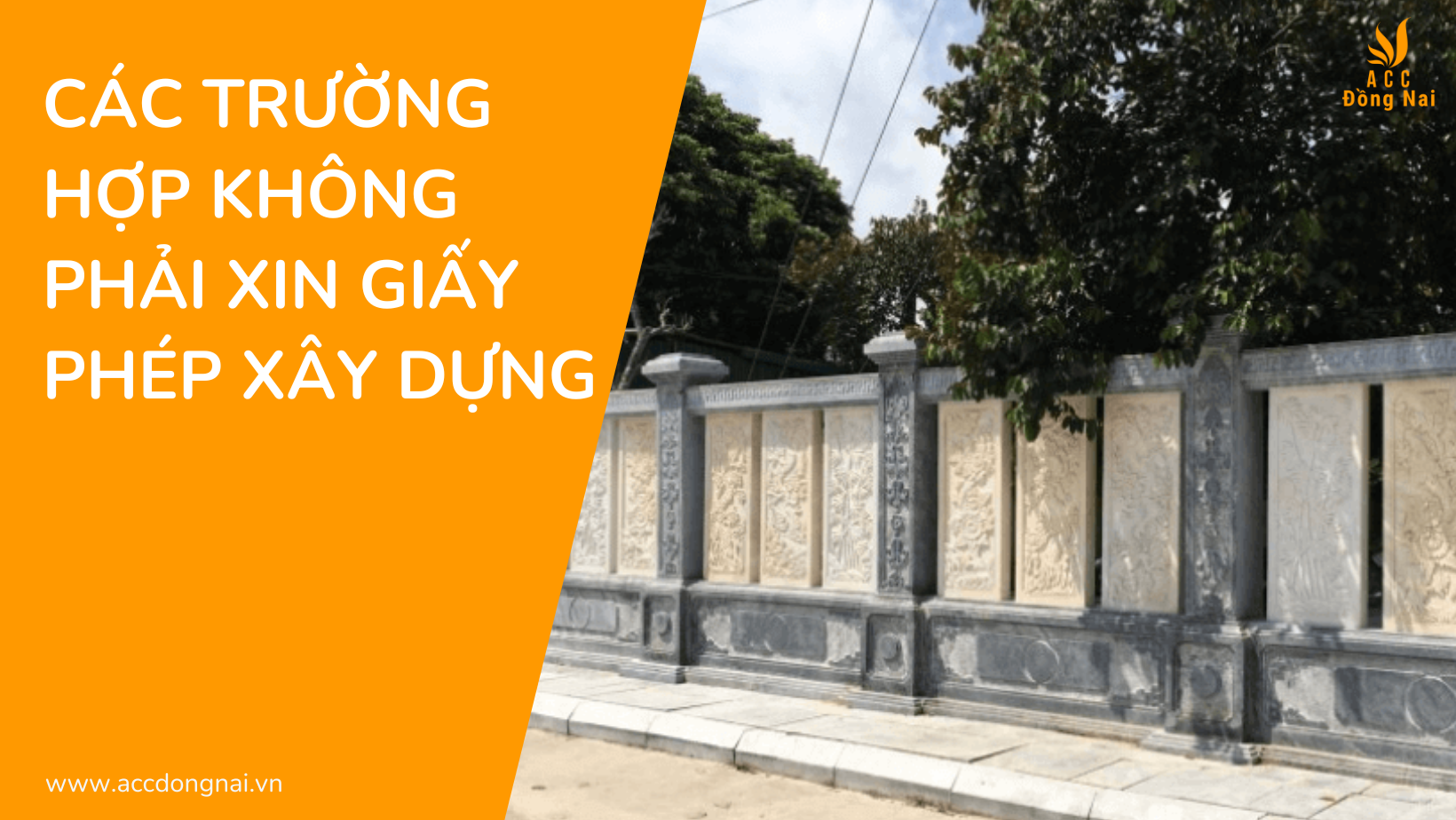 Các trường hợp không phải xin giấy phép xây dựng