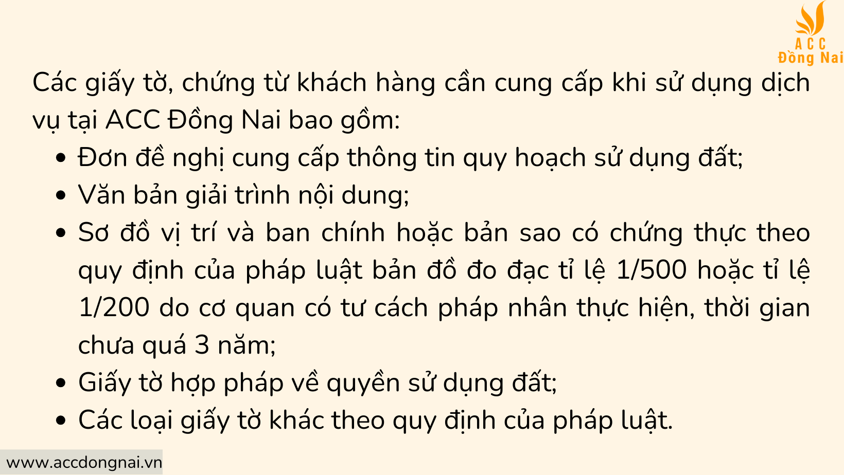 Các giấy tờ, chứng từ khách hàng cần cung cấp