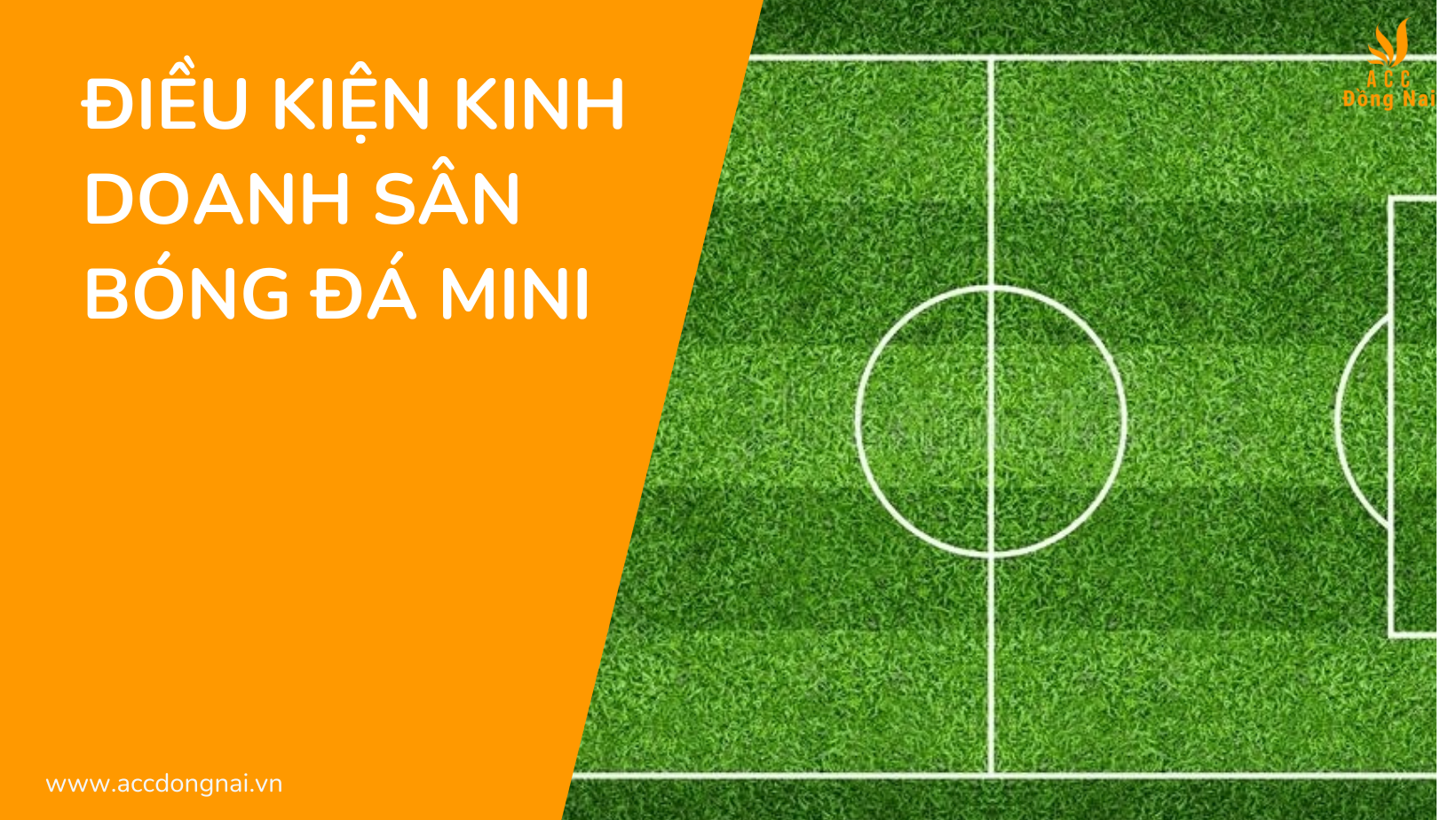 Điều kiện kinh doanh sân bóng đá mini