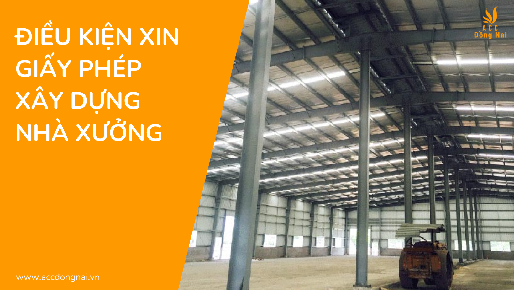 Điều kiện xin giấy phép xây dựng nhà xưởng