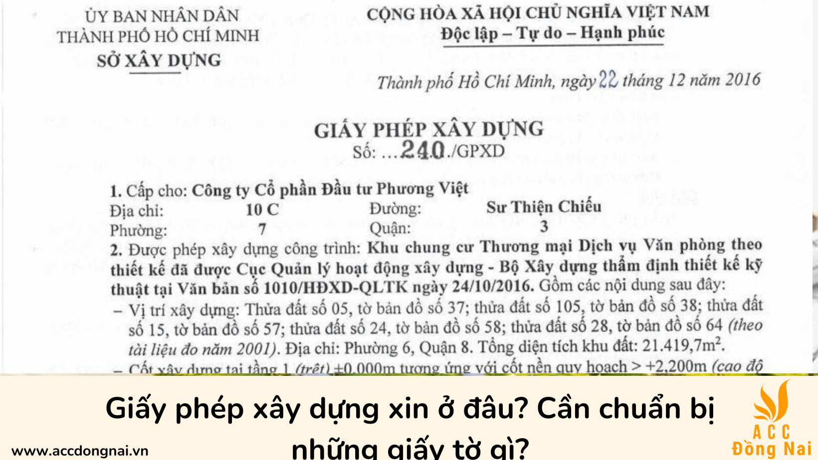 Giấy phép xây dựng xin ở đâu? Cần chuẩn bị những giấy tờ gì?