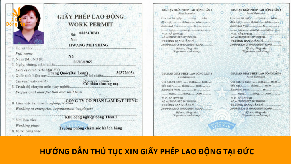 Hướng dẫn thủ tục xin giấy phép lao động tại Đức